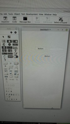1 creating new app with 2 buttons and a field.jpg