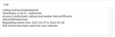 Screenshot 2022-12-18 at 13.52.44.png (28.55 KiB) Viewed 8200 times Log file when events are returned.