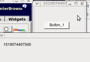 Click on card fills the variable...